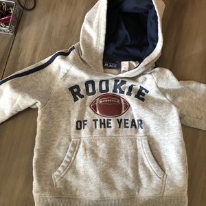 Childrens Place Boys Grey Hoodie Size 3T